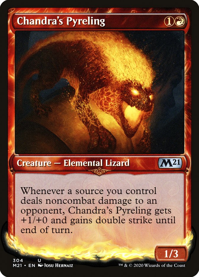 Chandra's Pyreling (Showcase) [Core Set 2021] | Gear Gaming Bentonville
