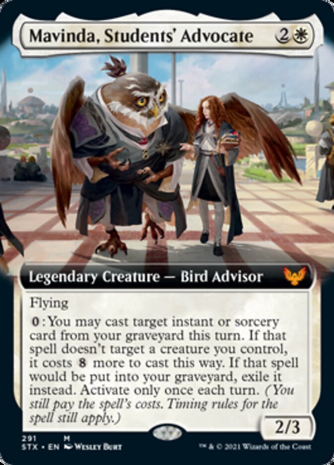 Mavinda, Students' Advocate (Extended Art) [Strixhaven: School of Mages] | Gear Gaming Bentonville