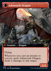 Smoldering Egg // Ashmouth Dragon (Extended Art) [Innistrad: Midnight Hunt] | Gear Gaming Bentonville