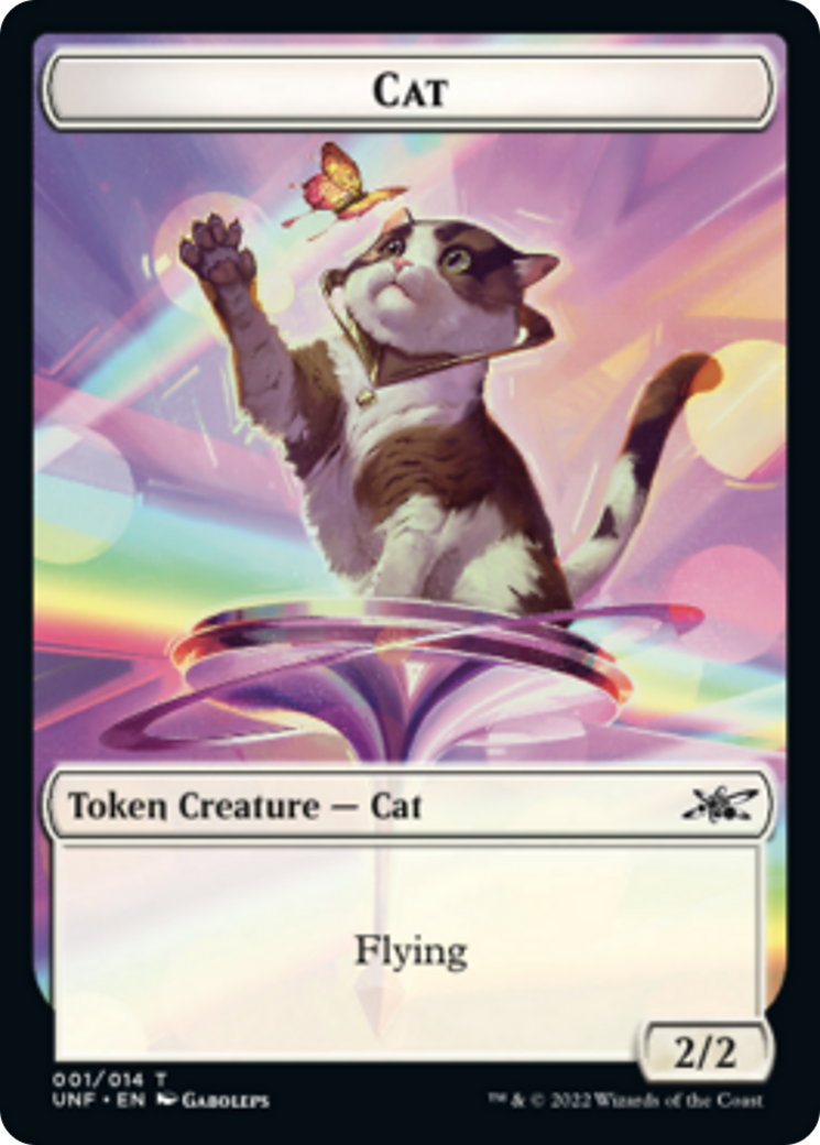 Cat // Treasure (13) Double-Sided Token [Unfinity Tokens] | Gear Gaming Bentonville