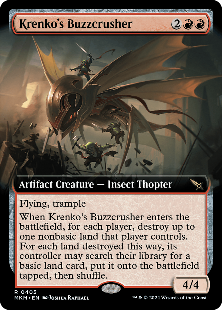 Krenko's Buzzcrusher (Extended Art) [Murders at Karlov Manor] | Gear Gaming Bentonville