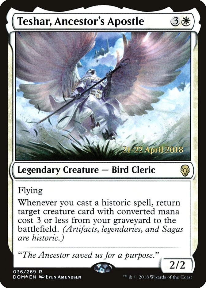 Teshar, Ancestor's Apostle [Dominaria Prerelease Promos] | Gear Gaming Bentonville