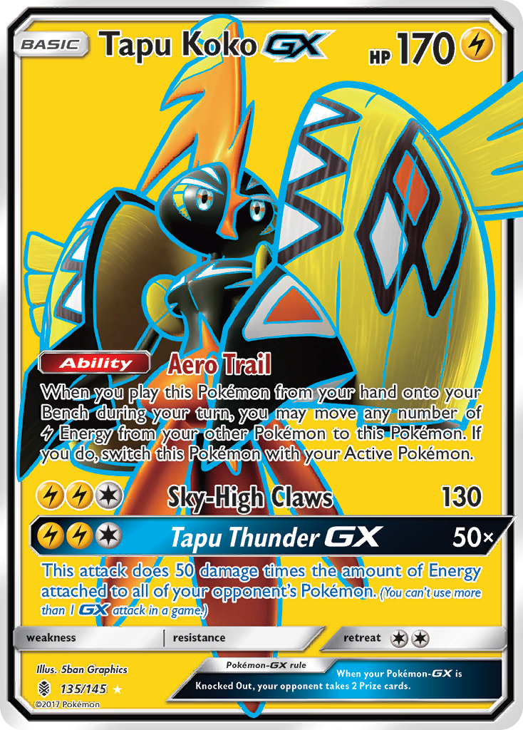 Tapu Koko GX (135/145) [Sun & Moon: Guardians Rising] | Gear Gaming Bentonville