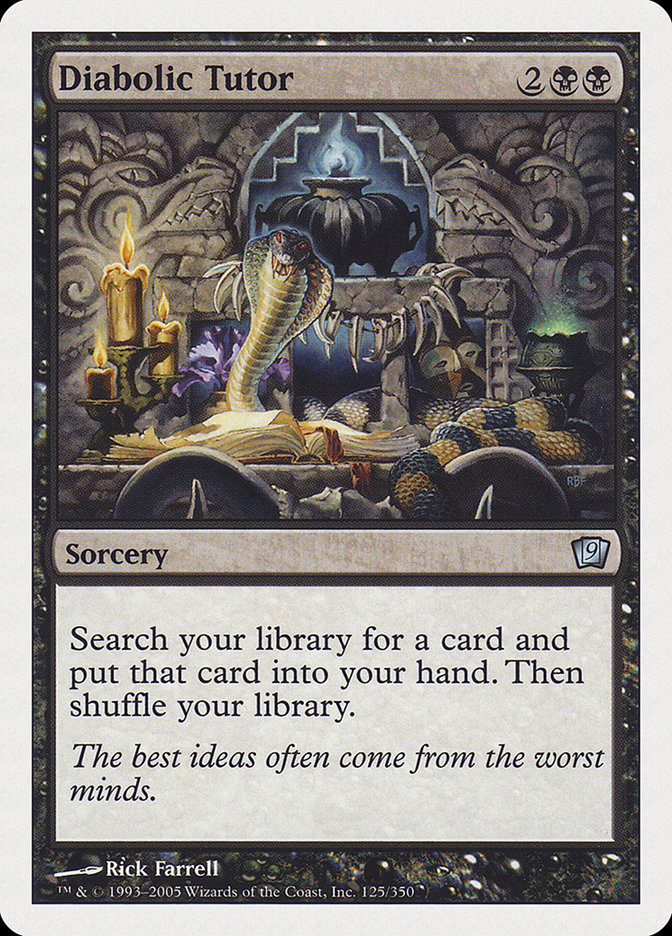 Diabolic Tutor [Ninth Edition] | Gear Gaming Bentonville