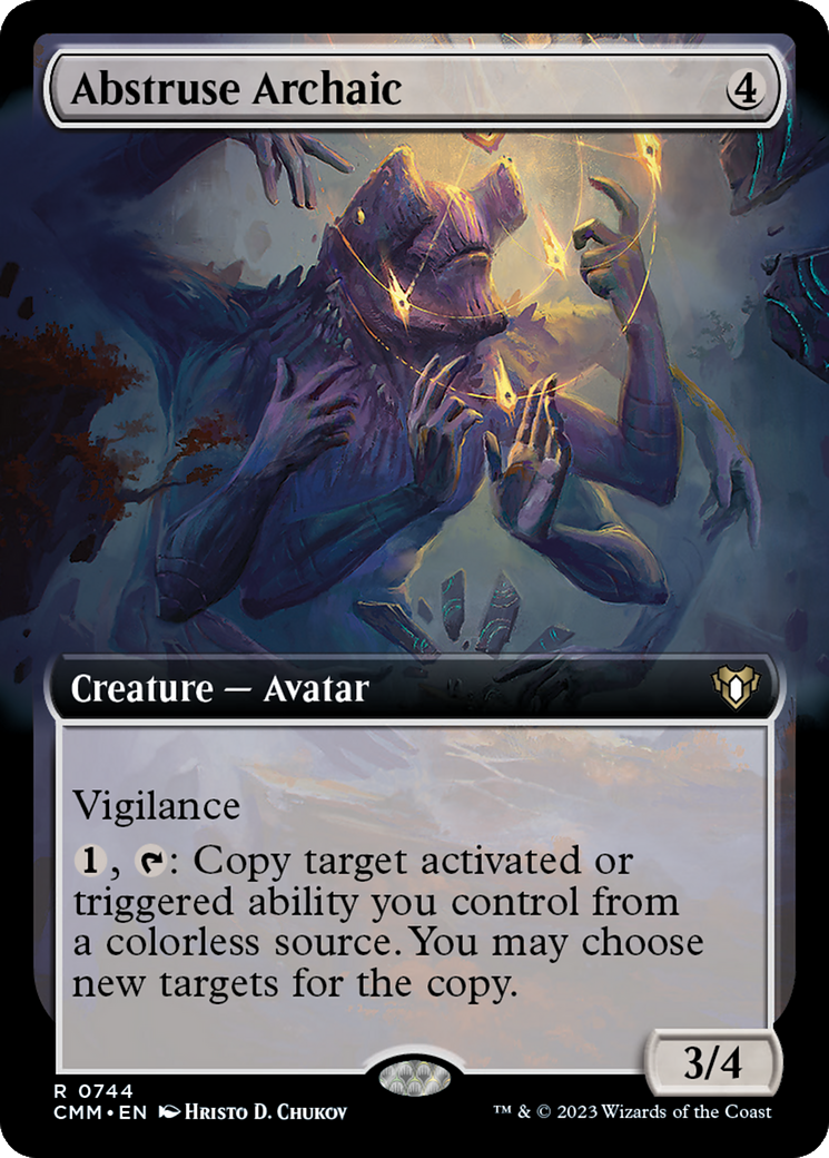 Abstruse Archaic (Extended Art) [Commander Masters] | Gear Gaming Bentonville