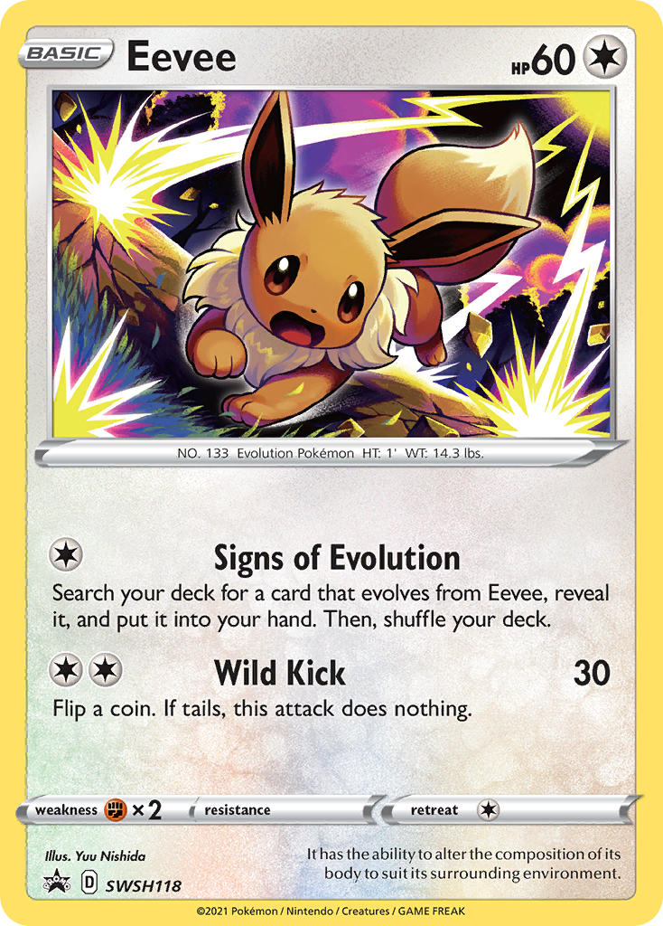 Eevee (SWSH118) [Sword & Shield: Black Star Promos] | Gear Gaming Bentonville