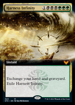 Harness Infinity (Extended Art) [Strixhaven: School of Mages] | Gear Gaming Bentonville
