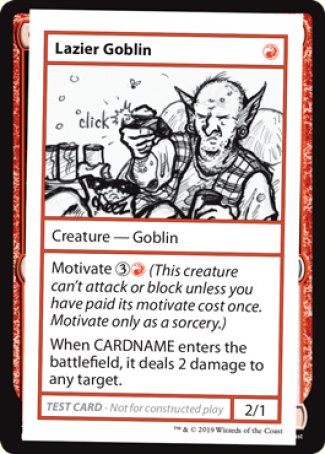 Lazier Goblin (2021 Edition) [Mystery Booster Playtest Cards] | Gear Gaming Bentonville