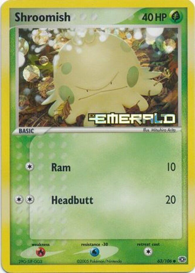 Shroomish (63/106) (Stamped) [EX: Emerald] | Gear Gaming Bentonville