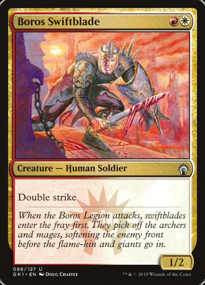 Boros Swiftblade [Guilds of Ravnica Guild Kit] | Gear Gaming Bentonville