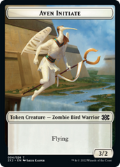 Elemental // Aven Initiate Double-Sided Token [Double Masters 2022 Tokens] | Gear Gaming Bentonville