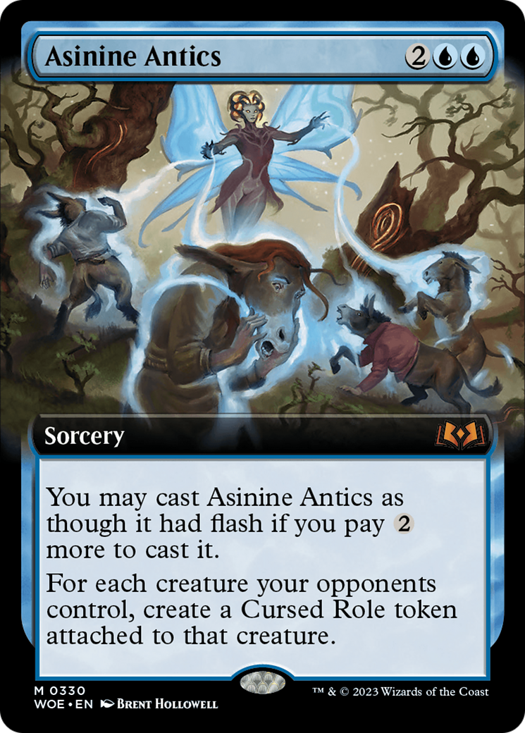 Asinine Antics (Extended Art) [Wilds of Eldraine] | Gear Gaming Bentonville