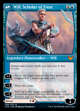 Rowan, Scholar of Sparks // Will, Scholar of Frost [Strixhaven: School of Mages] | Gear Gaming Bentonville
