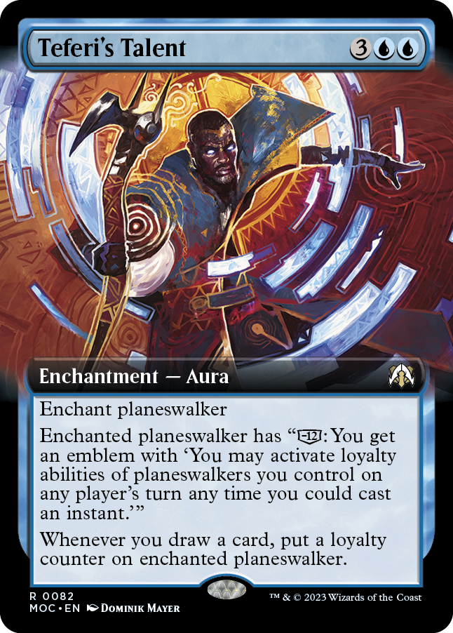 Teferi's Talent (Extended Art) [March of the Machine Commander] | Gear Gaming Bentonville