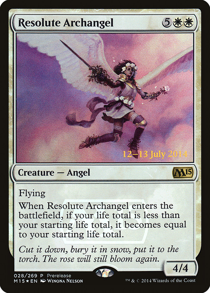 Resolute Archangel [Magic 2015 Prerelease Promos] | Gear Gaming Bentonville