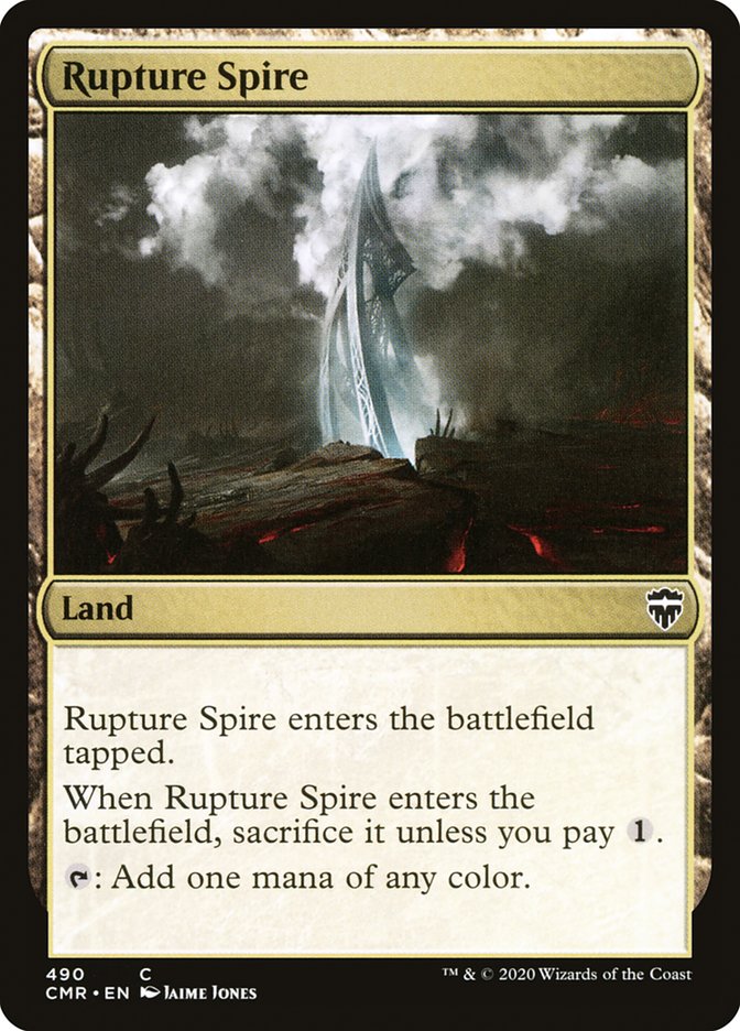 Rupture Spire (490) [Commander Legends] | Gear Gaming Bentonville