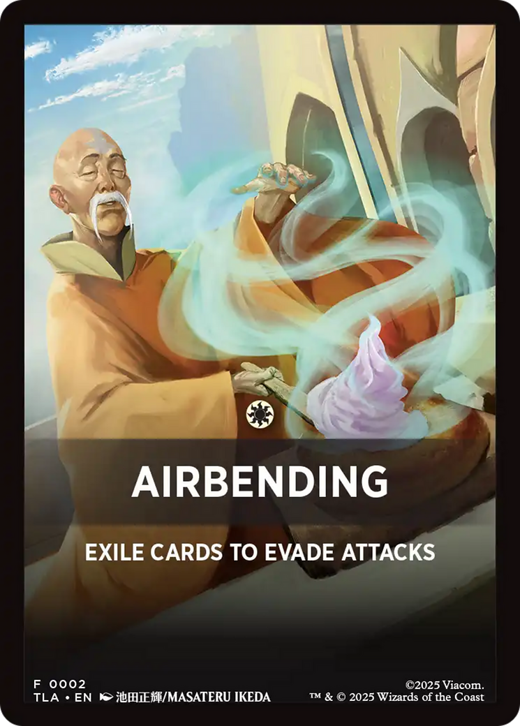 Airbending Theme Card [Avatar: The Last Airbender Tokens] | Gear Gaming Bentonville