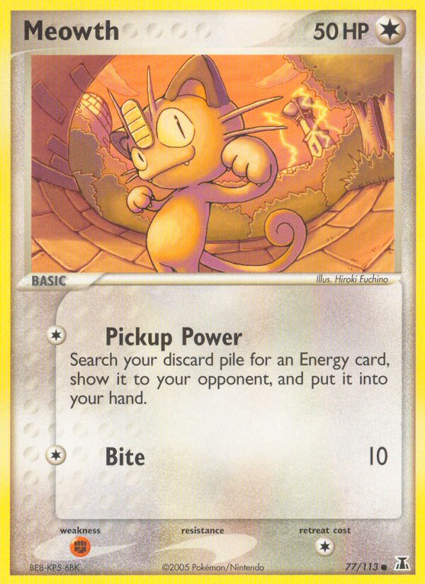 Meowth (77/113) [EX: Delta Species] | Gear Gaming Bentonville