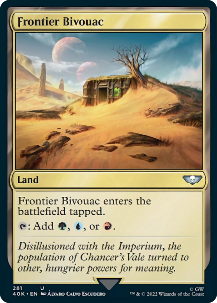 Frontier Bivouac (Surge Foil) [Warhammer 40,000] | Gear Gaming Bentonville