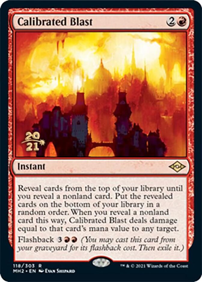 Calibrated Blast [Modern Horizons 2 Prerelease Promos] | Gear Gaming Bentonville