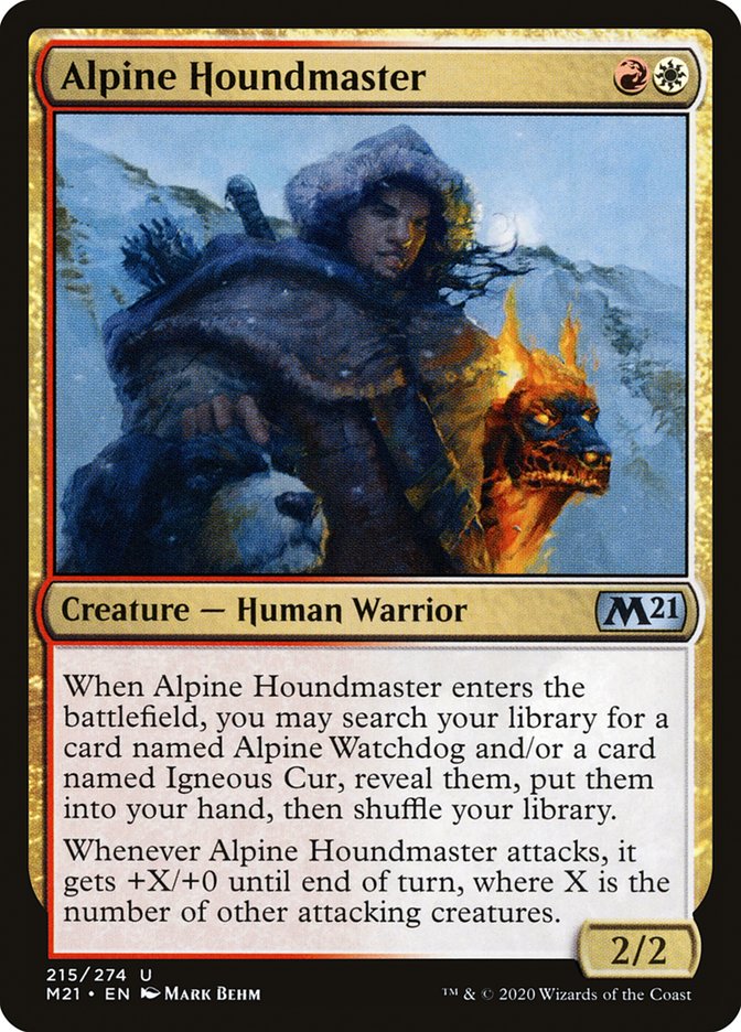 Alpine Houndmaster [Core Set 2021] | Gear Gaming Bentonville