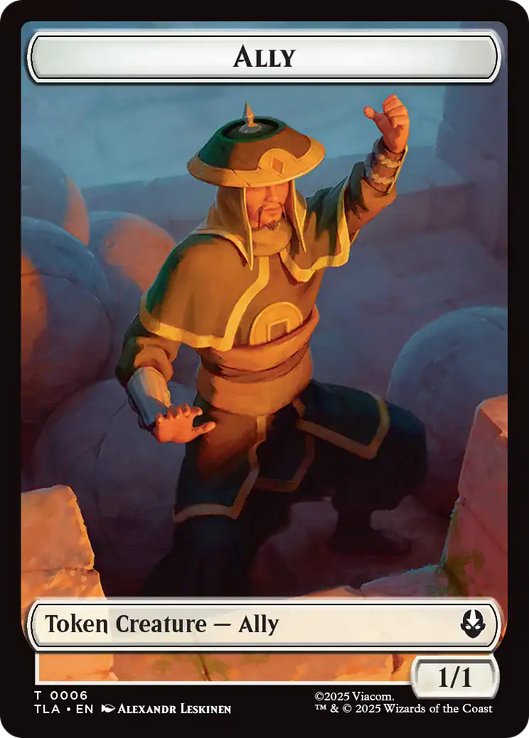 Ally (0006) // Soldier (0002) Double-Sided Token [Avatar: The Last Airbender Tokens] | Gear Gaming Bentonville