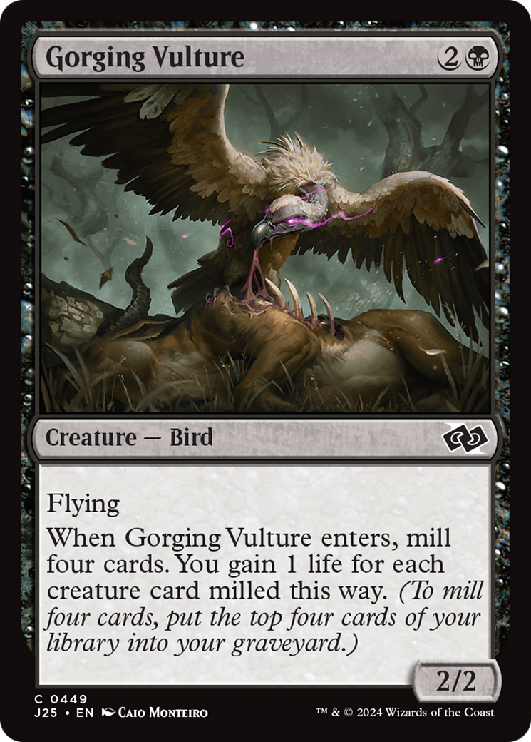 Gorging Vulture [Foundations Jumpstart] | Gear Gaming Bentonville