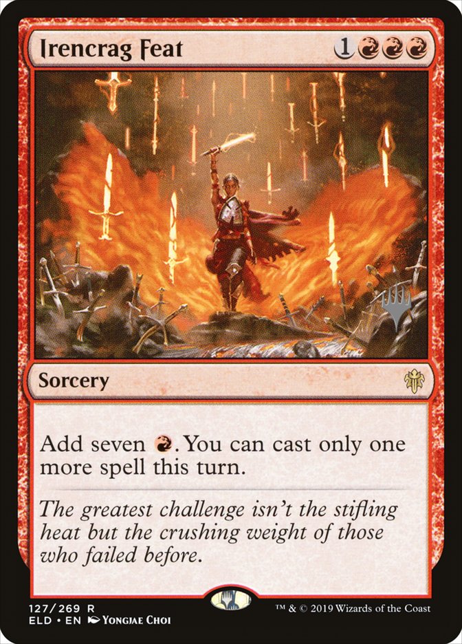 Irencrag Feat (Promo Pack) [Throne of Eldraine Promos] | Gear Gaming Bentonville