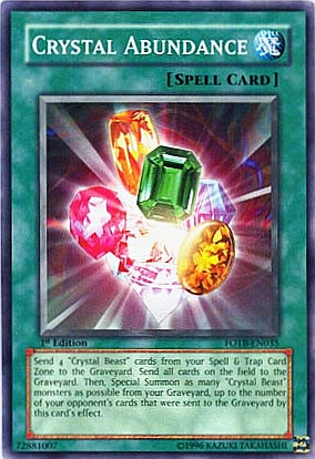 Crystal Abundance [FOTB-EN035] Common | Gear Gaming Bentonville