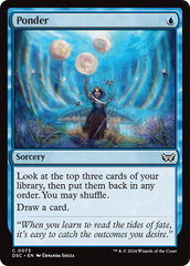 Ponder [Duskmourn: House of Horror Commander] | Gear Gaming Bentonville