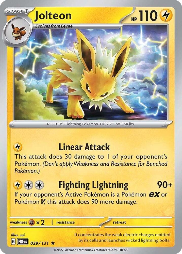 Jolteon (029/131) [Scarlet & Violet: Prismatic Evolutions] | Gear Gaming Bentonville