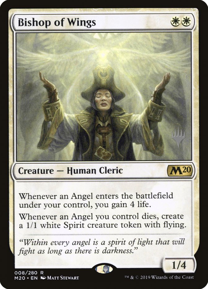 Bishop of Wings (Promo Pack) [Core Set 2020 Promos] | Gear Gaming Bentonville