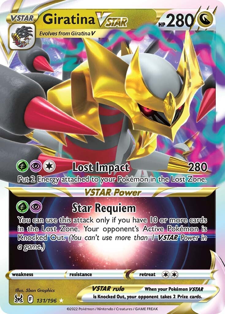 Giratina VSTAR (131/196) (Jumbo Card) [Sword & Shield: Lost Origin] | Gear Gaming Bentonville