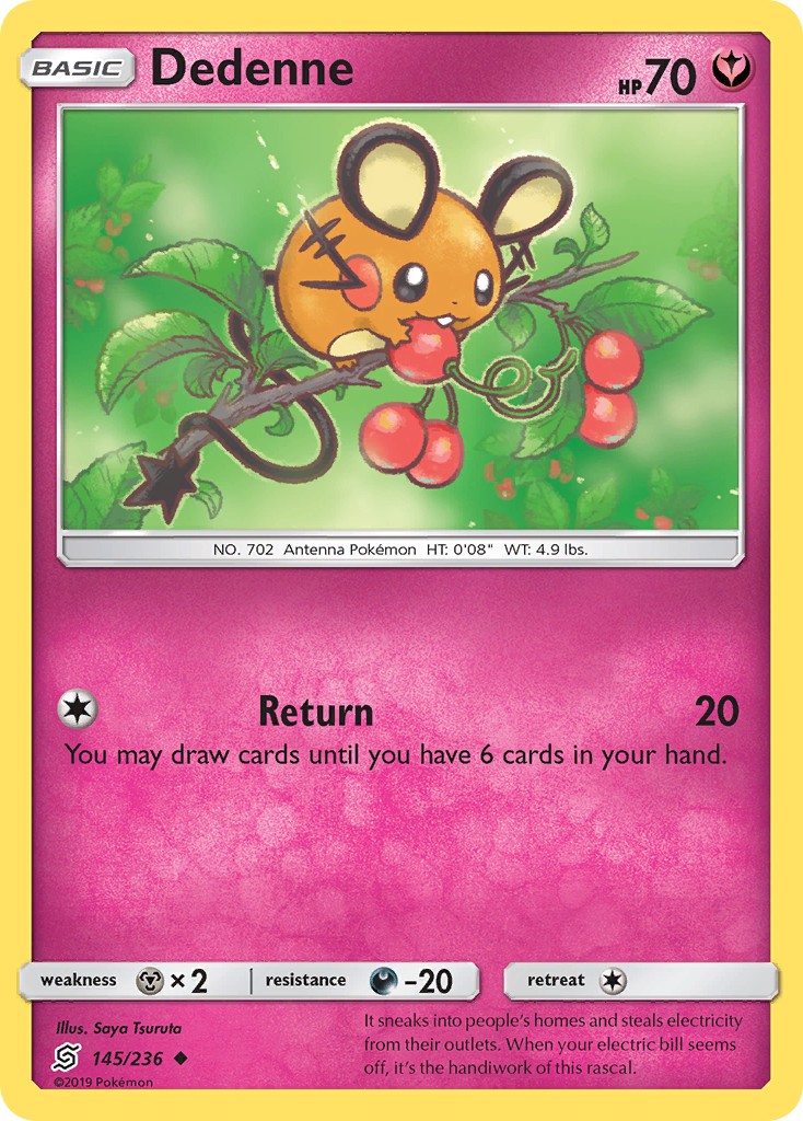 Dedenne (145/236) [Sun & Moon: Unified Minds] | Gear Gaming Bentonville