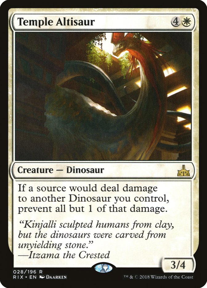 Temple Altisaur [Rivals of Ixalan] | Gear Gaming Bentonville