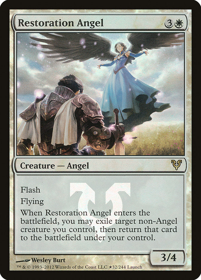 Restoration Angel (Launch) [Avacyn Restored Prerelease Promos] | Gear Gaming Bentonville