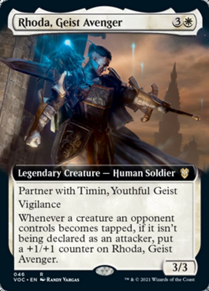 Rhoda, Geist Avenger (Extended Art) [Innistrad: Crimson Vow Commander] | Gear Gaming Bentonville