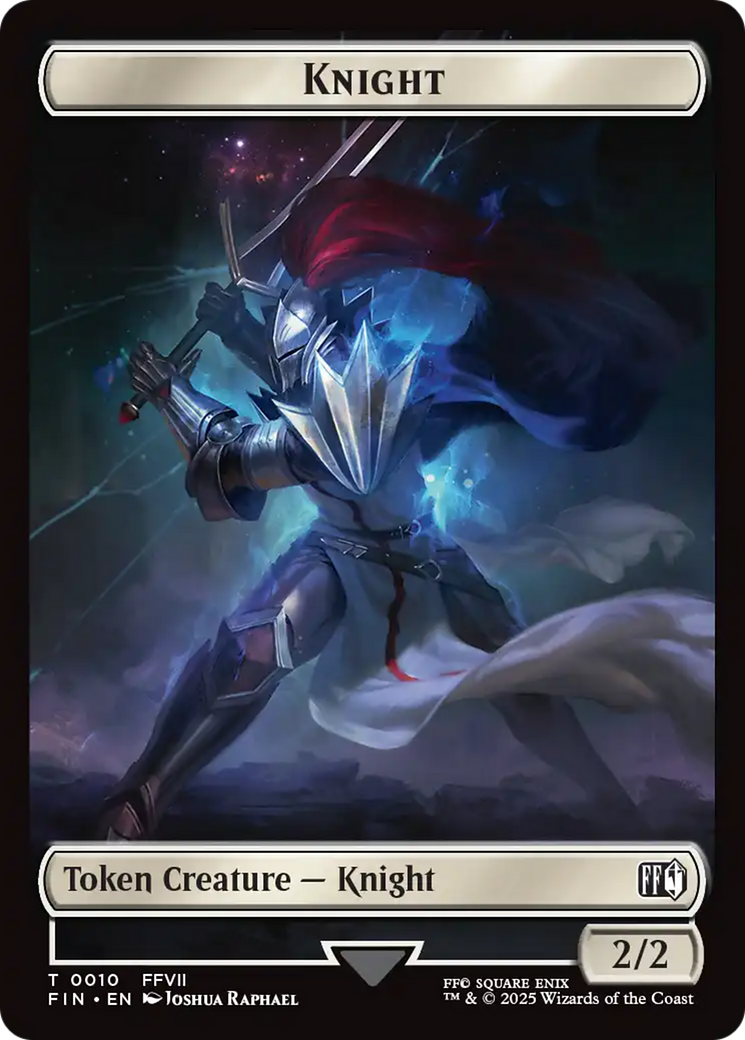 Hero (0002) // Knight Double-Sided Token [FINAL FANTASY Tokens] | Gear Gaming Bentonville