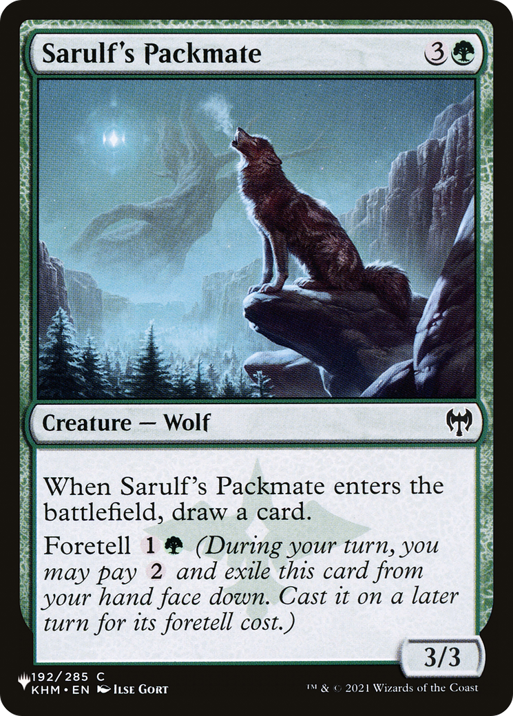 Sarulf's Packmate [The List Reprints] | Gear Gaming Bentonville