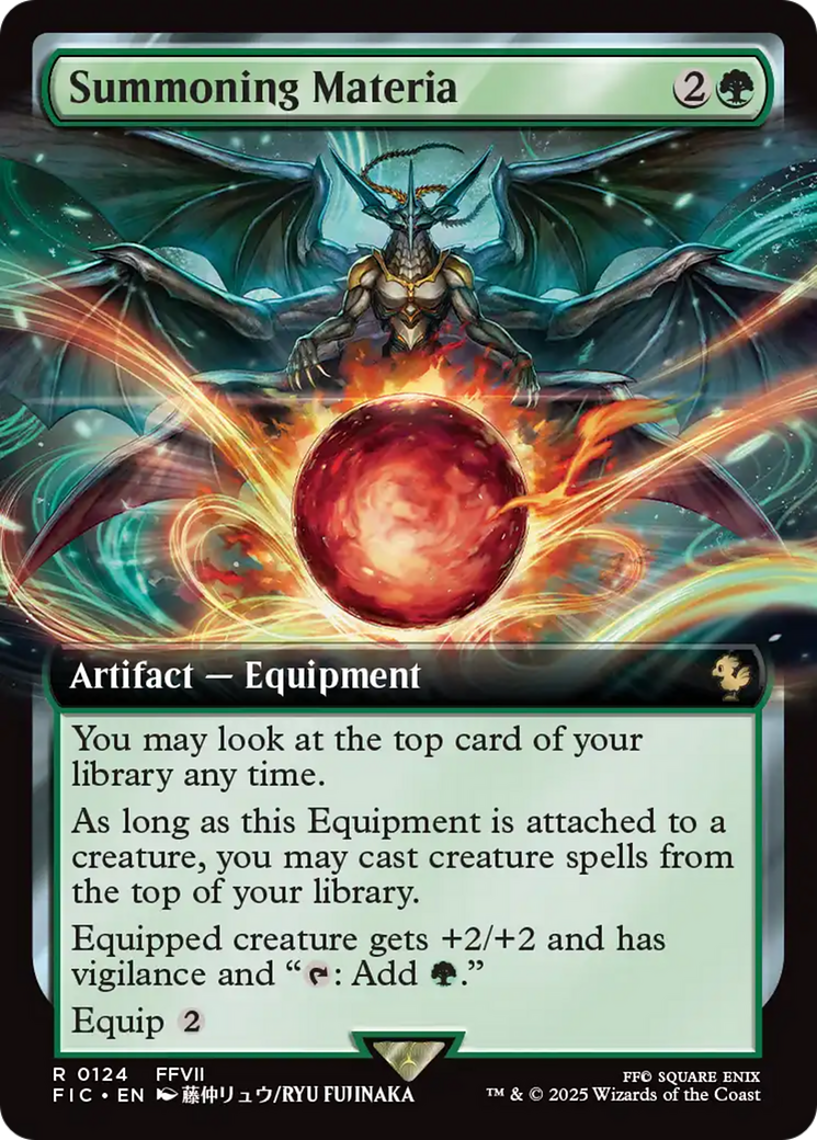 Summoning Materia (Extended Art) [FINAL FANTASY Commander] | Gear Gaming Bentonville