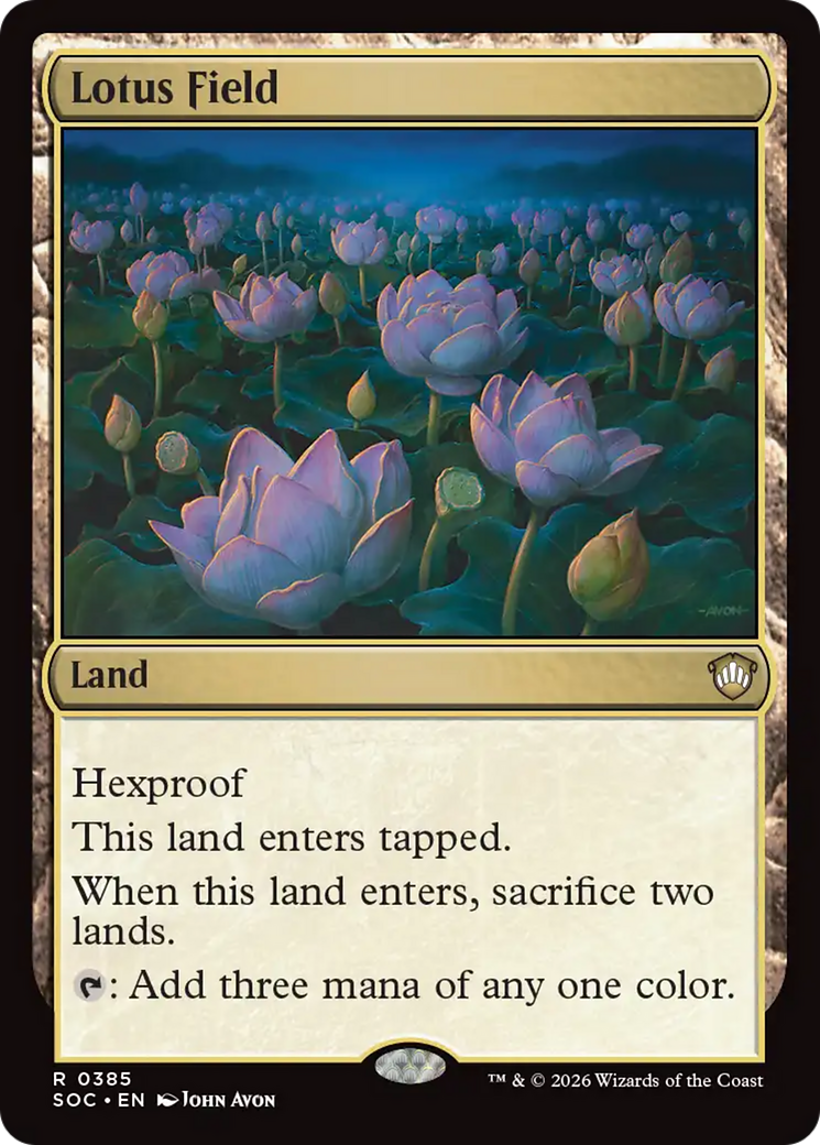 Lotus Field [Secrets of Strixhaven Commander] | Gear Gaming Bentonville
