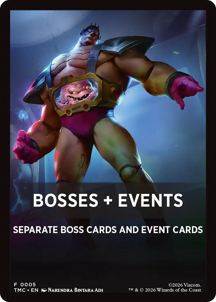Bosses + Events [Teenage Mutant Ninja Turtles Commander Tokens] | Gear Gaming Bentonville