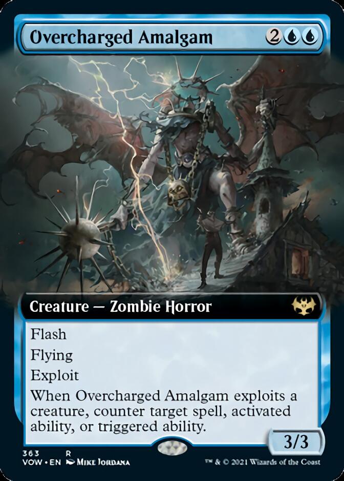 Overcharged Amalgam (Extended Art) [Innistrad: Crimson Vow] | Gear Gaming Bentonville