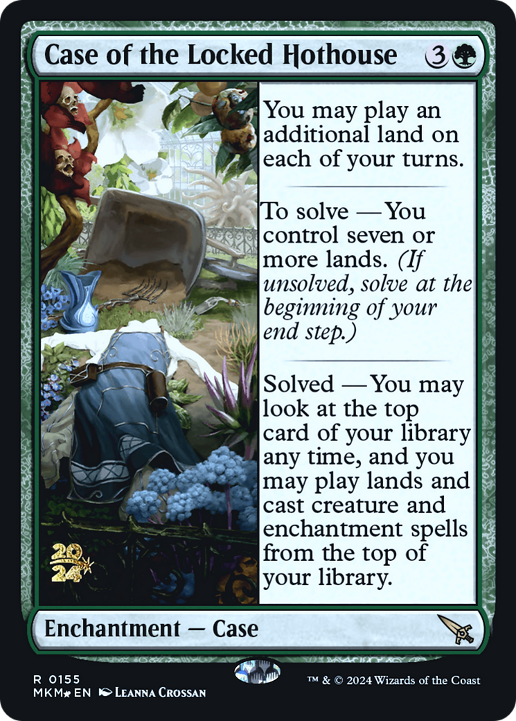 Case of the Locked Hothouse [Murders at Karlov Manor Prerelease Promos] | Gear Gaming Bentonville