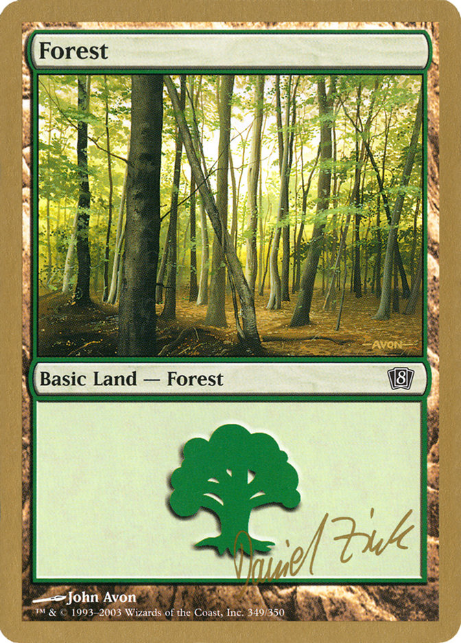 Forest (dz349) (Daniel Zink) [World Championship Decks 2003] | Gear Gaming Bentonville