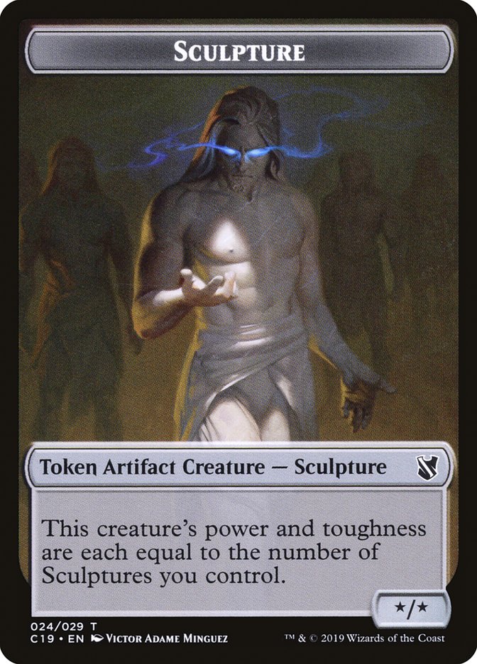 Bird (001) // Sculpture Double-Sided Token [Commander 2019 Tokens] | Gear Gaming Bentonville