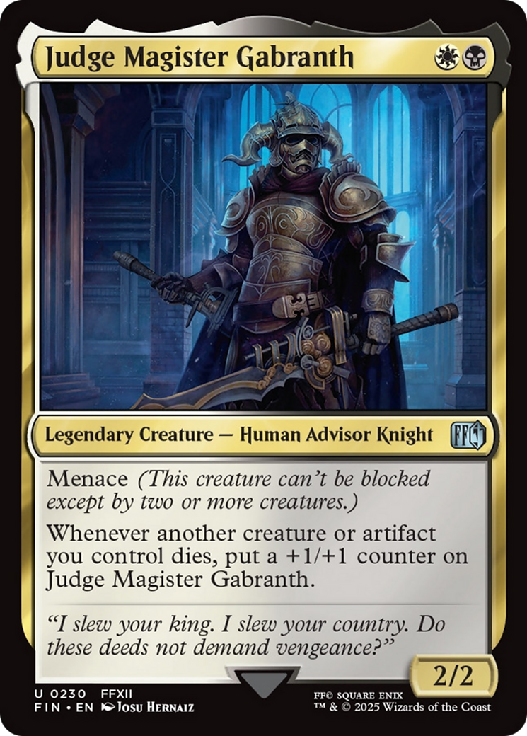 Judge Magister Gabranth [FINAL FANTASY] | Gear Gaming Bentonville