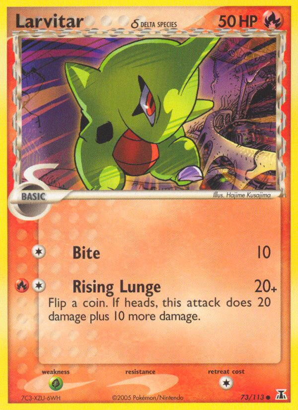 Larvitar (73/113) (Delta Species) [EX: Delta Species] | Gear Gaming Bentonville