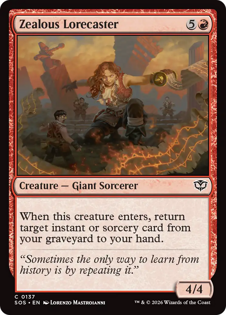 Zealous Lorecaster [Secrets of Strixhaven] | Gear Gaming Bentonville