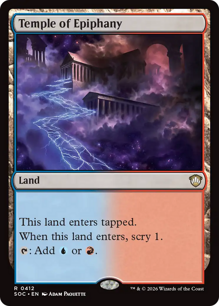 Temple of Epiphany [Secrets of Strixhaven Commander] | Gear Gaming Bentonville